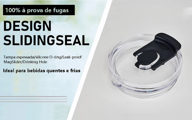 Romantic Crown- Garrafa Térmica de Aço Inoxidável 1,2L com Palha de Aço Inoxidável