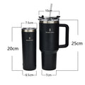 Romantic Crown- Garrafa Térmica de Aço Inoxidável 1,2L com Palha de Aço Inoxidável