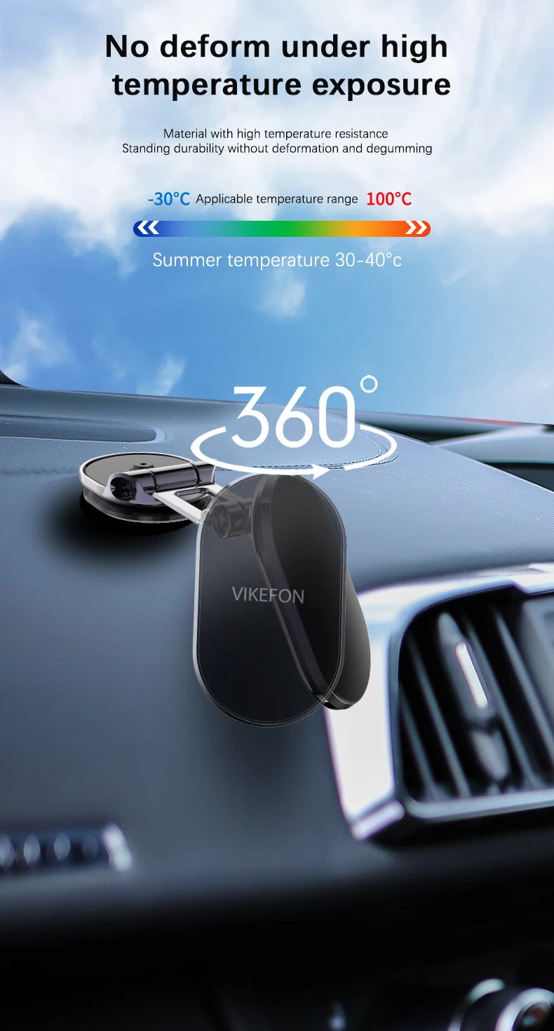 Suporte Magnético para Telefone de Carro – Estabilidade e Conveniência em Cada Viagem