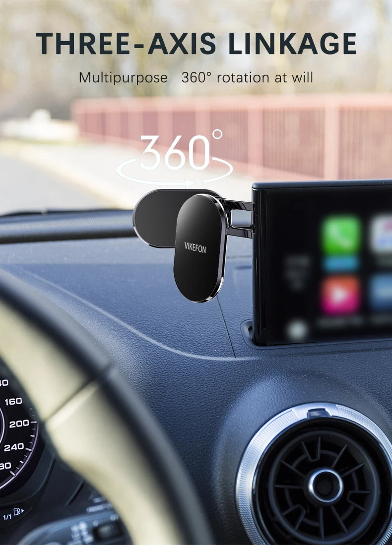 Suporte Magnético para Telefone de Carro – Estabilidade e Conveniência em Cada Viagem