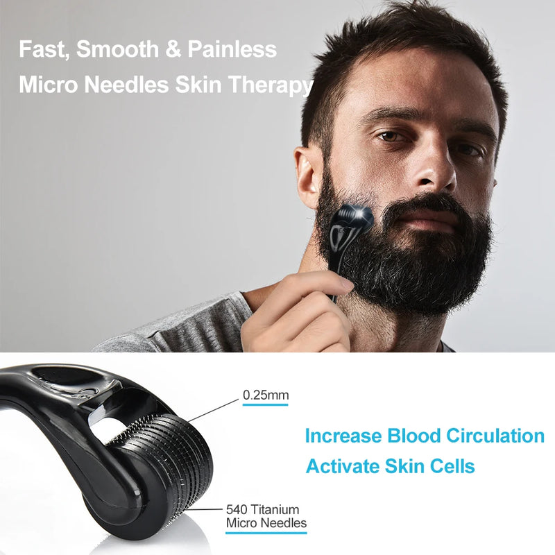 Kit Premium para Crescimento e Cuidado com a Barba – Ms.Dear (4 Peças)&nbsp;