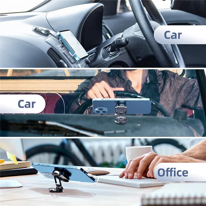 Suporte Magnético para Telefone de Carro – Estabilidade e Conveniência em Cada Viagem